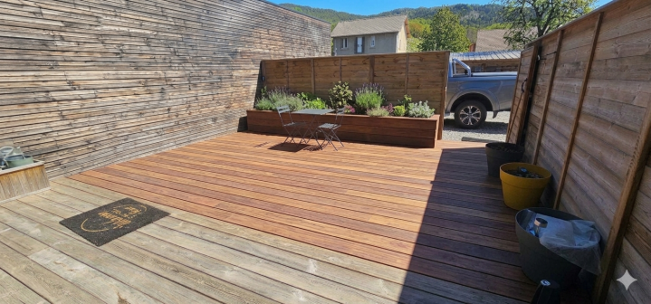 Aménagement extérieur bois Briançon